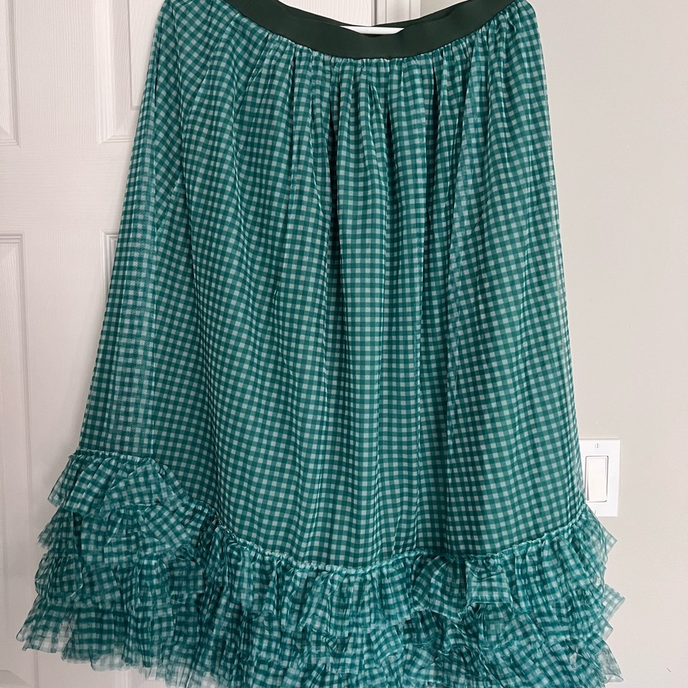 *NWT* Mare Mare x Anthropologie Tulle Gingham Skirt